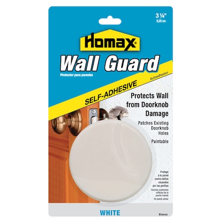 Homax 3.5" Wall Guard Door Knob Bumper Plate 5103